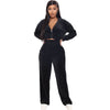 Valentina Velvet Two Piece Hooded Set