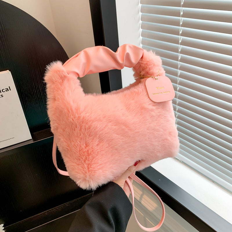 Lil Plush Pleated Handbag