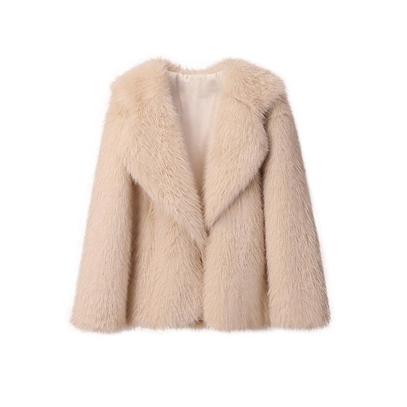 Fur Baby Lapel Coat