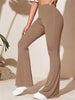 Casual High Waisted Flare Bottom Pants