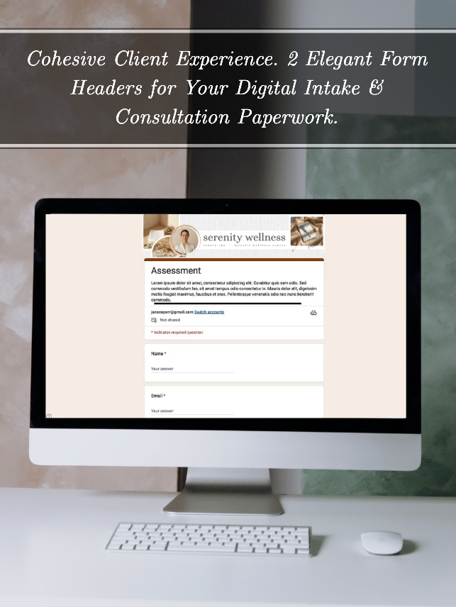 Luxury "Aesthetics & Wellness" Mini Design-Kit