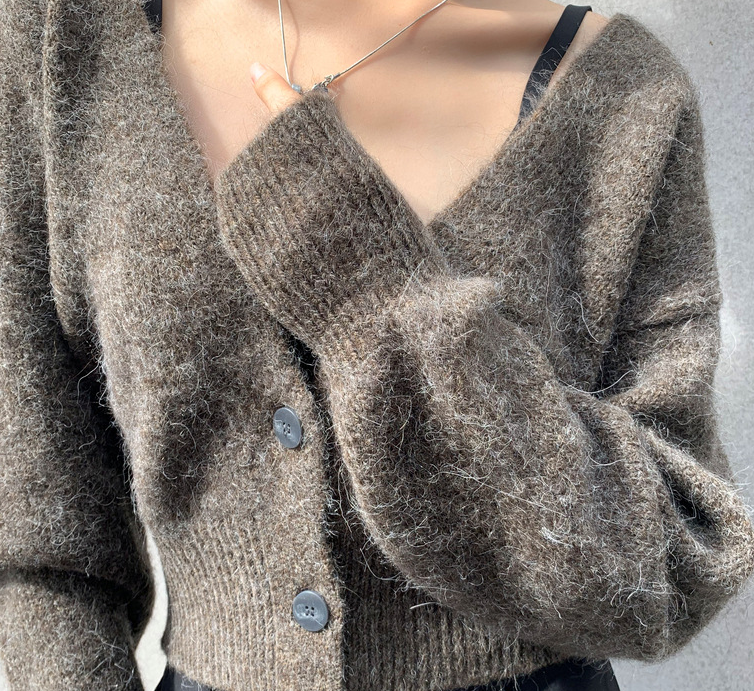 Simple V-Cut Sweater