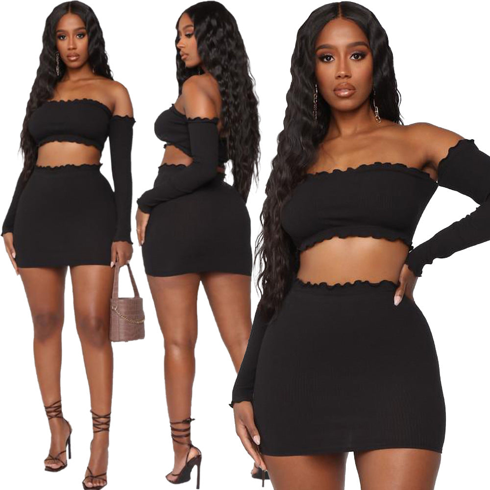 Little Black Star Two-piece Set